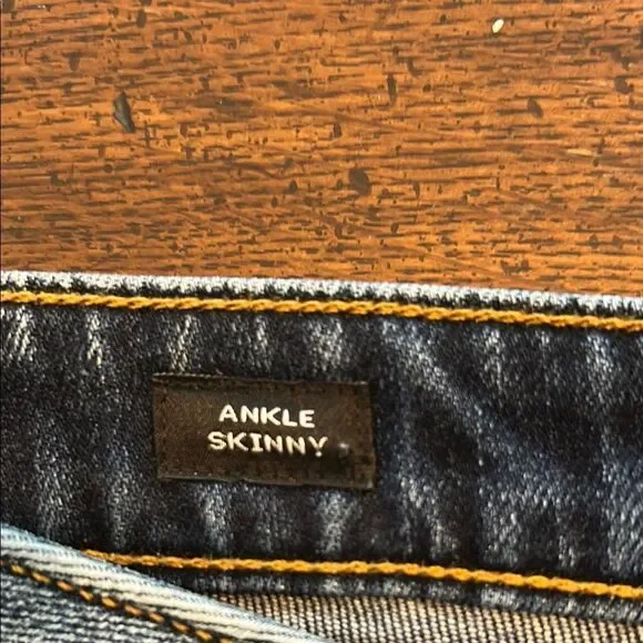 Miss Me Jeans Straight Leg  Patchwork Size 28 - Picture 4 of 12